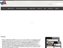 Tablet Screenshot of moneyfactoryatm.com